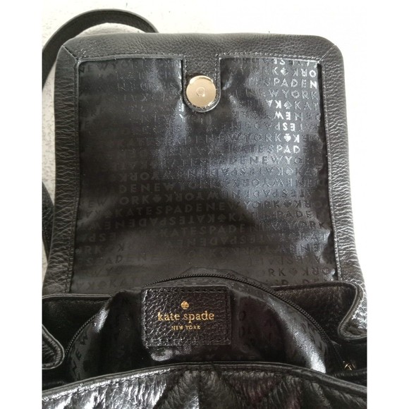 Kate Spade New York Black Quilted Leather Woman\'s Backpack Small main image 10